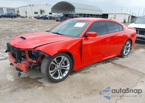 2021 Dodge Charger R/T Rwd из США, поврежденный, VIN 2C3CDXCT7MH602142